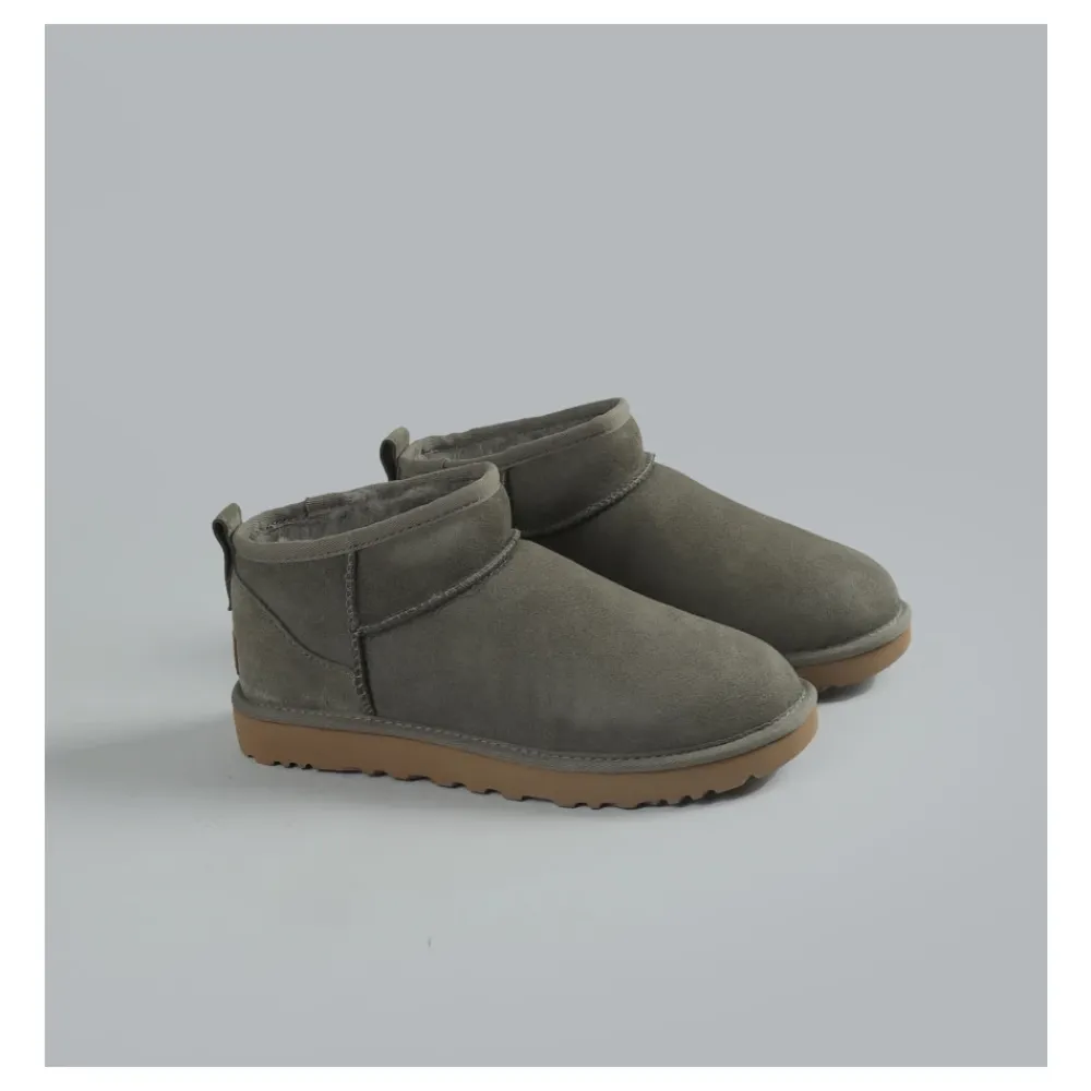 Støvler<UGG Classic Ultra Mini Ankelstøvler Grøn