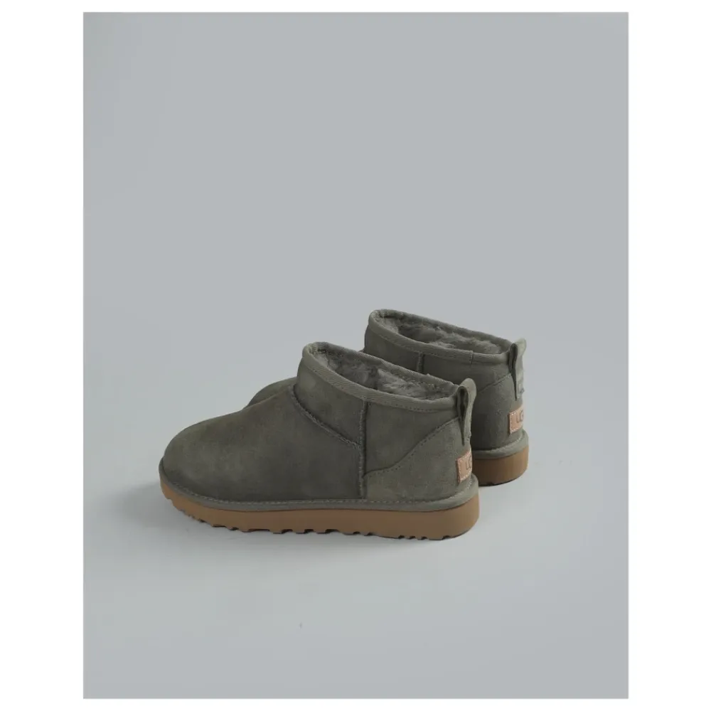 Støvler<UGG Classic Ultra Mini Ankelstøvler Grøn