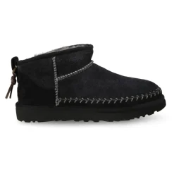 Støvler<UGG Classic Ultra Mini Biarritz Sort