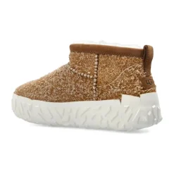 Vinterstøvler<UGG Classic Ultra Mini Wrap Tech Brun
