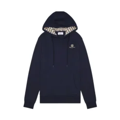 Trøjer^Aquascutum Club Check Hættetrøje med Pullover Blå