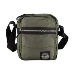 Tasker<Stone Island Coated Nylon Metal ECONYL® Pouch Taske Grøn