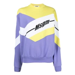 Sweatshirts|Striktrøjer & Sweatere<MSGM Colour-Block Sweatshirt Multifarvet