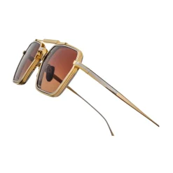 Solbriller^Jacques Marie Mage Commodore Spectacles Gul