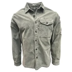 Jakker<C.P. Company Corduroy Overshirt i Gunmetal Beige