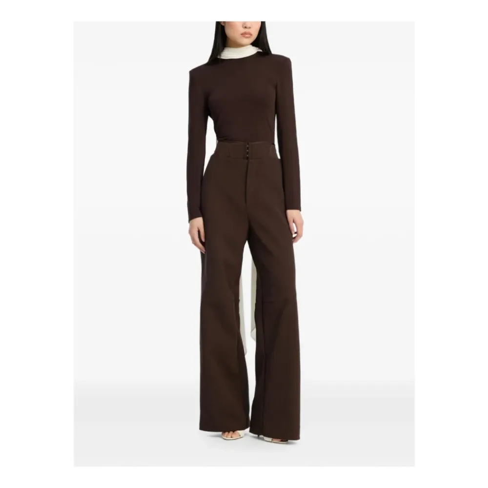 Bukser^ROTATE Birger Christensen Corset Suiting Pants Brun
