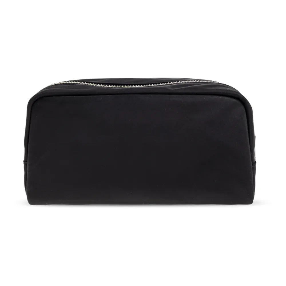Toilettasker<Tory Burch Cosmetic Bag with Logo Sort