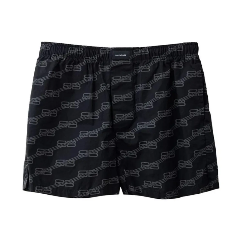 Træningsbukser & Tights^Balenciaga Cotton Bermuda Shorts Sort
