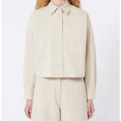 Bluser & Skjorter^Weekend Max Mara Cotton Drill Shirt Beige