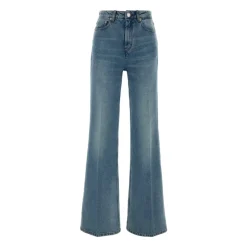 Jeans^Ami Paris Cotton Flare Fit Jeans Blå
