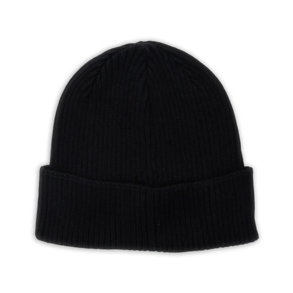 Huer, Kasketter & Hatte<C.P. Company Cotton Goggle Beanie Sort