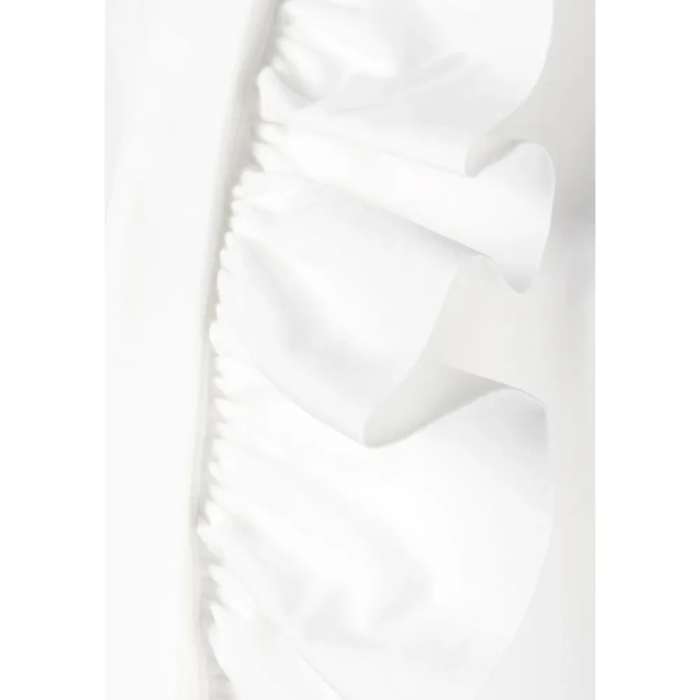 Bluser & Skjorter^MSGM Cotton Poplin Dress Hvid