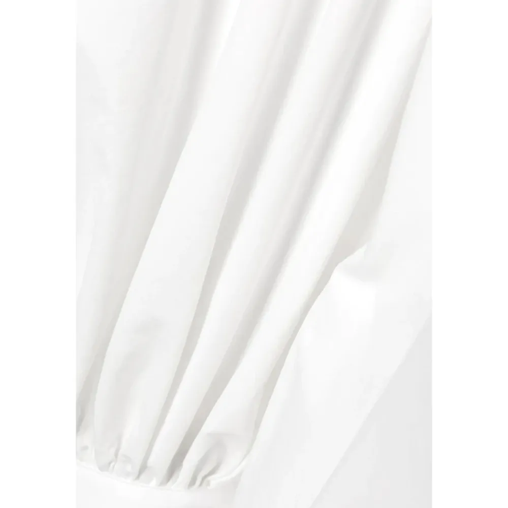 Bluser & Skjorter^MSGM Cotton Poplin Dress Hvid
