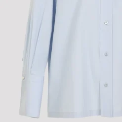 Bluser & Skjorter<Carven Cotton Poplin Shirt Blå