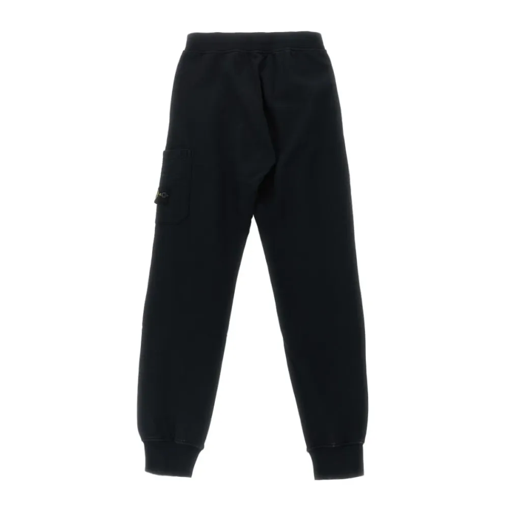 Underdele<Stone Island Cotton Sweatpants Sort