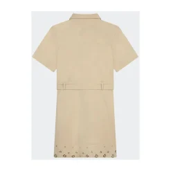 Kjoler & Nederdele^Michael Kors Cotton Twill Belted Skjortekjole Beige