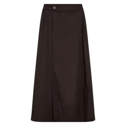 Nederdele^Co'Couture Cottoncc Crisp Midi Nederdel Brun