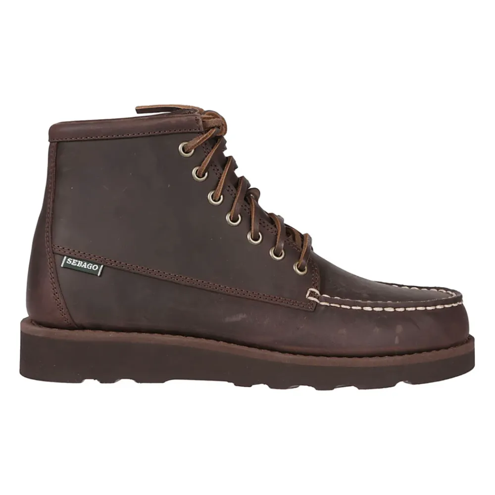 Støvler<Sebago Crazy Horse Enkelstøvler Brun