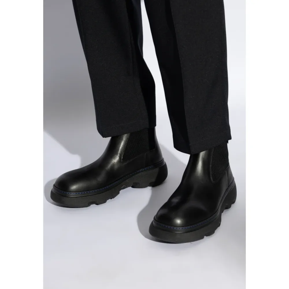 Chelsea Boots|Støvler^Burberry Creeper Chelsea Støvler Sort