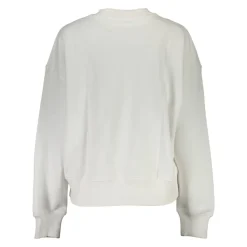 Sweatshirts^Calvin Klein Crew Neck Logo Sweatshirt Hvid