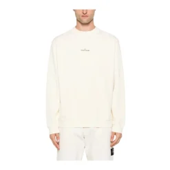 Sweatshirts^Stone Island Crew Neck Sweatshirt Beige