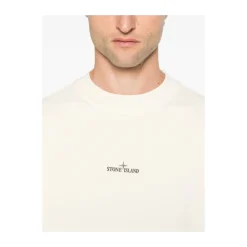 Sweatshirts^Stone Island Crew Neck Sweatshirt Beige