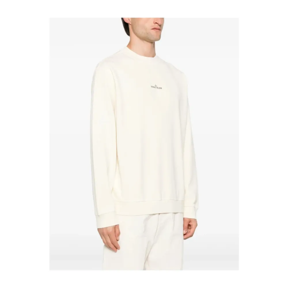 Sweatshirts^Stone Island Crew Neck Sweatshirt Beige