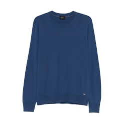 Strik^Brioni Crew-neck Long-sleeve Sweater Blå
