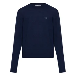 Strik^Acne Studios Crewneck Sweater Blå