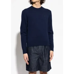 Strik^Acne Studios Crewneck Sweater Blå