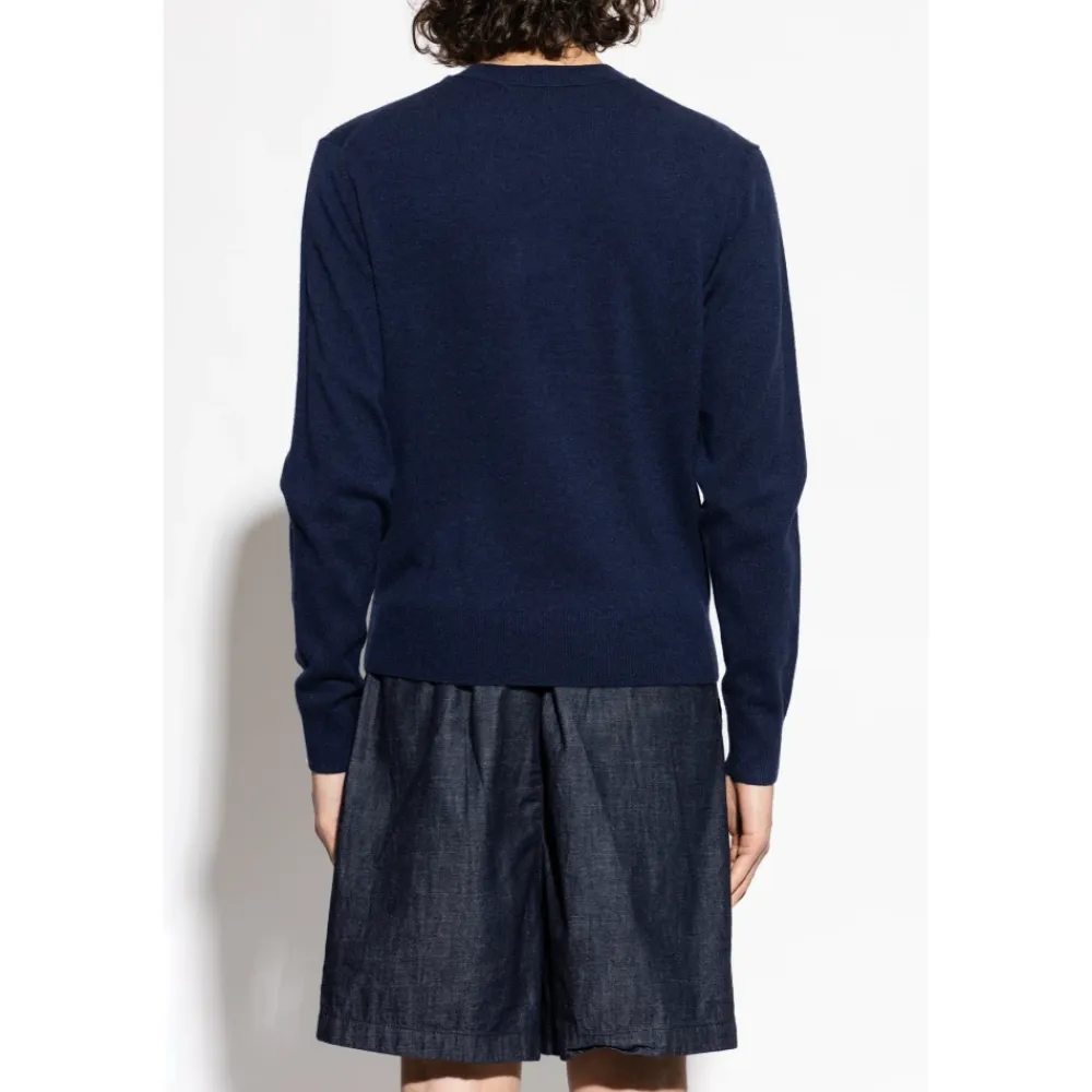 Strik^Acne Studios Crewneck Sweater Blå