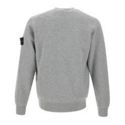 Sweatshirts^Stone Island Crewneck Sweater Grå