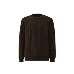 Trøjer|Sweatshirts^C.P. Company Crewneck Sweatshirt Sort