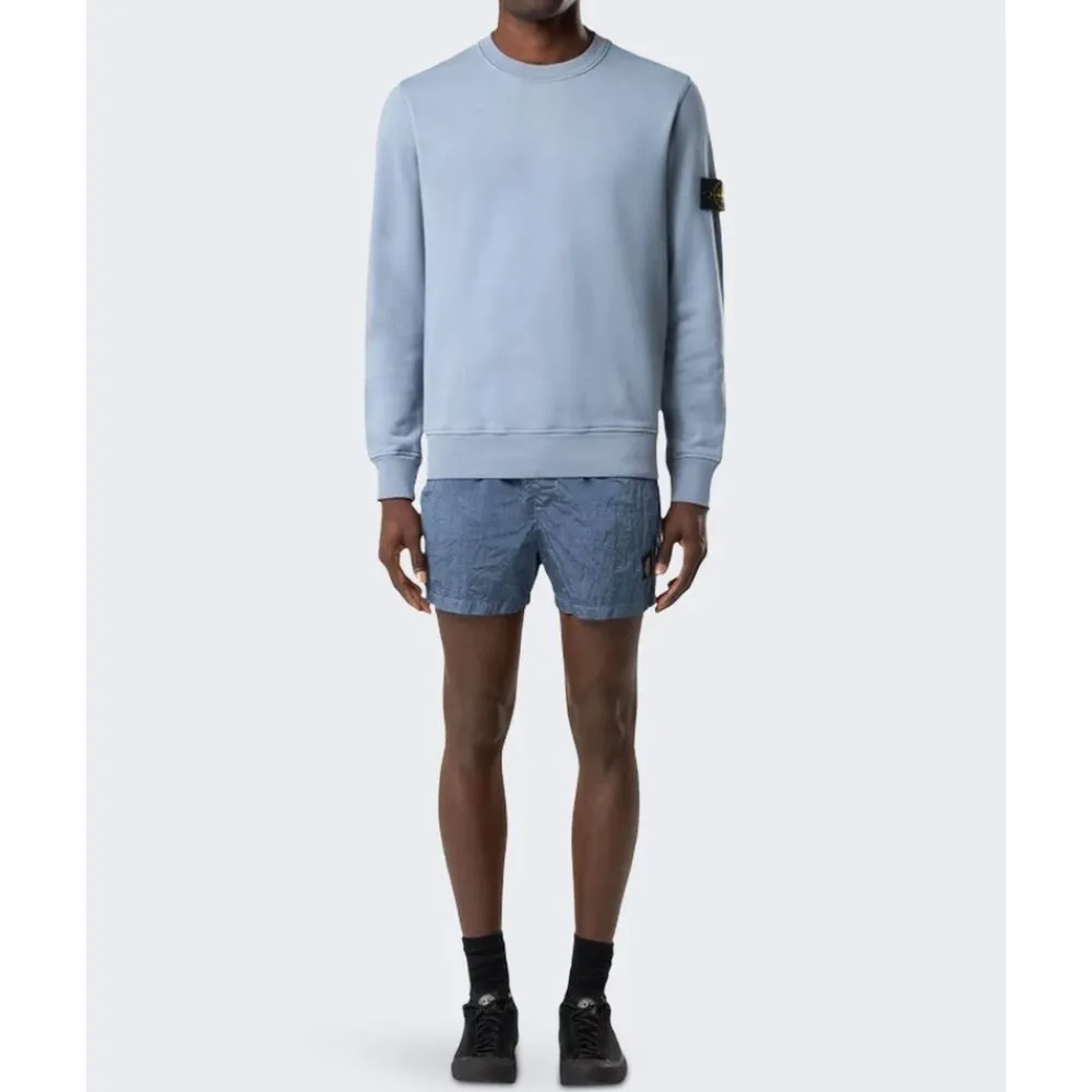 Sweatshirts^Stone Island Crew-neck Sweatshirt Blå