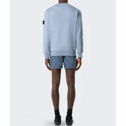 Sweatshirts^Stone Island Crew-neck Sweatshirt Blå