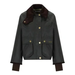 Jakker^Barbour Cropped Beadnell Waxed Jacket Grøn