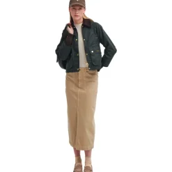 Jakker^Barbour Cropped Beadnell Waxed Jacket Grøn