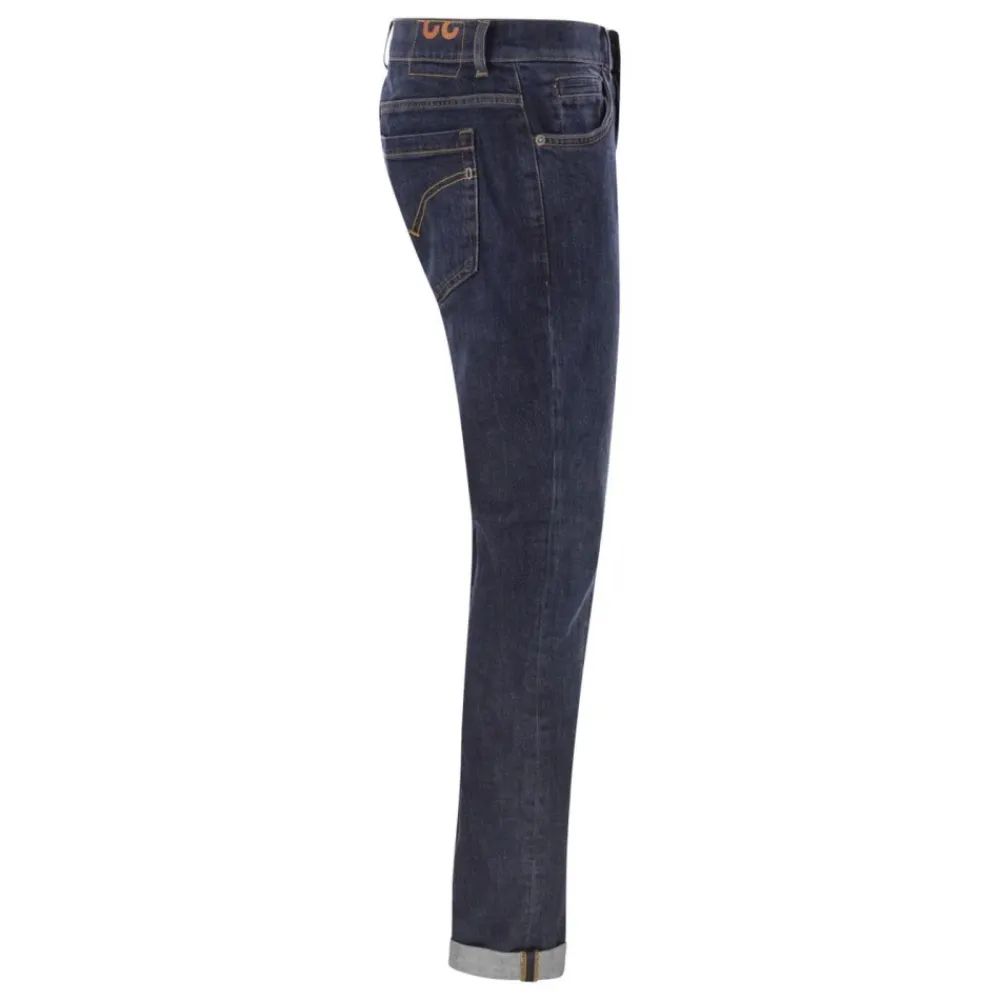 Jeans^Dondup Cropped Denim Jeans Blå