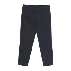 Bukser<Dondup Cropped Trousers Blå