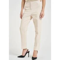 Bukser<Patrizia Pepe Cropped Trousers Beige