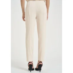 Bukser<Patrizia Pepe Cropped Trousers Beige