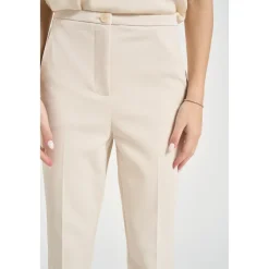 Bukser<Patrizia Pepe Cropped Trousers Beige