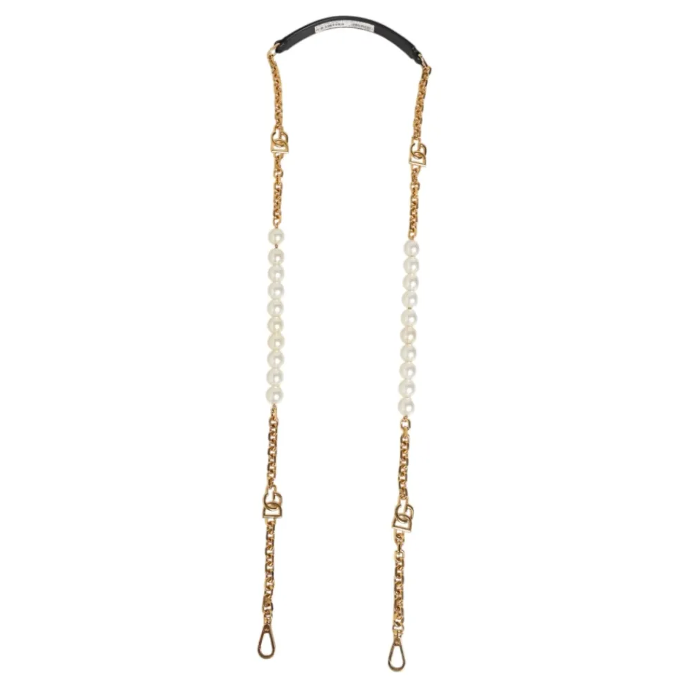 Tilbehør Til Tasker<Dolce & Gabbana Crossbody Strap Gul