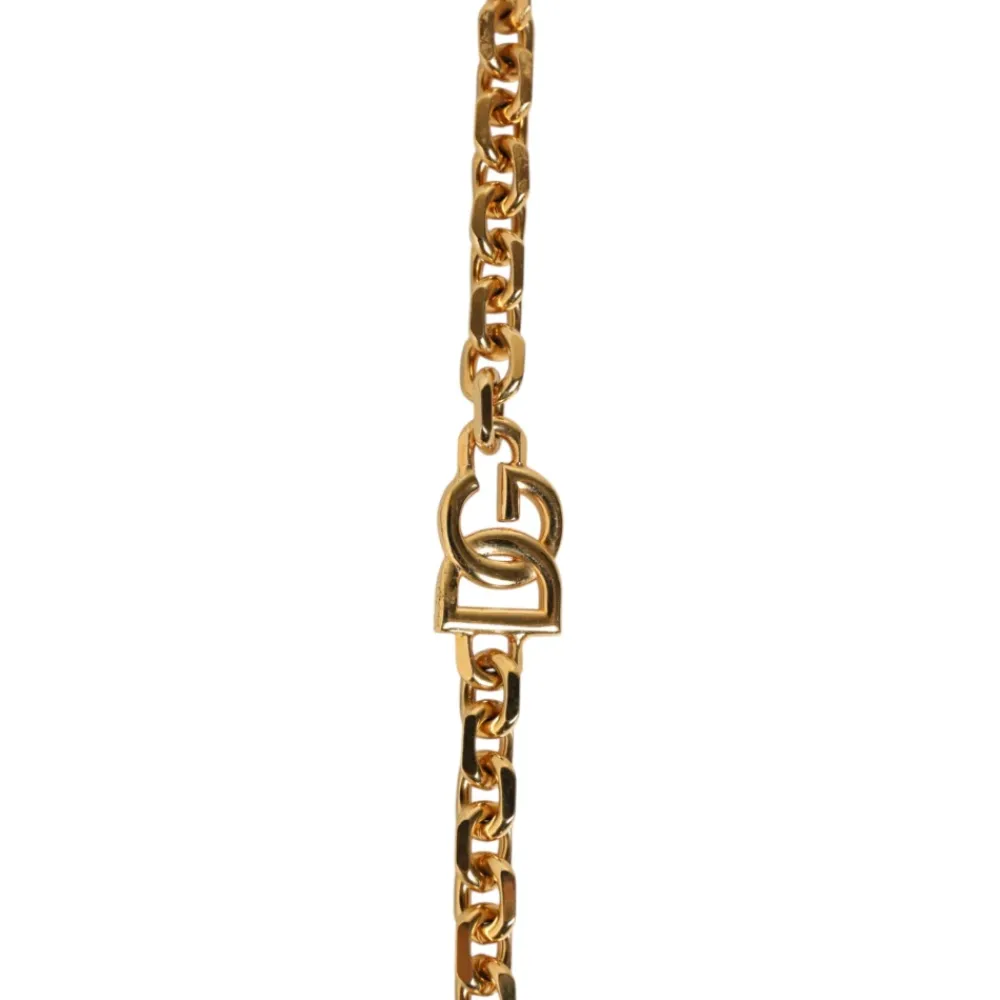 Tilbehør Til Tasker<Dolce & Gabbana Crossbody Strap Gul