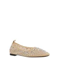 Ballerina Sko^Tory Burch Crystal Ballet Beige