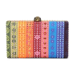 Clutch<Kurt Geiger Crystal Kensington Clutch Multifarvet