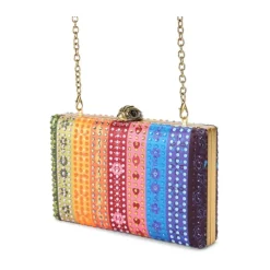 Clutch<Kurt Geiger Crystal Kensington Clutch Multifarvet