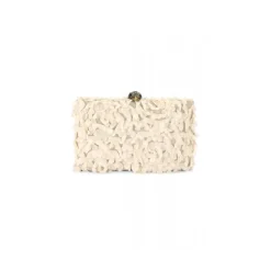 Clutch<Kurt Geiger Crystal Kensington Clutch Beige