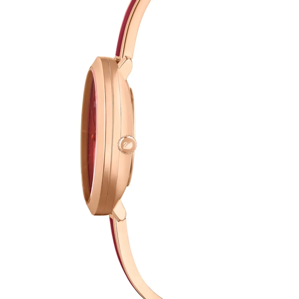 Ure^Swarovski Crystalline Bangle Delight Rød
