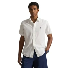 Skjorter^Ralph Lauren Custom Fit Seersucker Skjorte Hvid